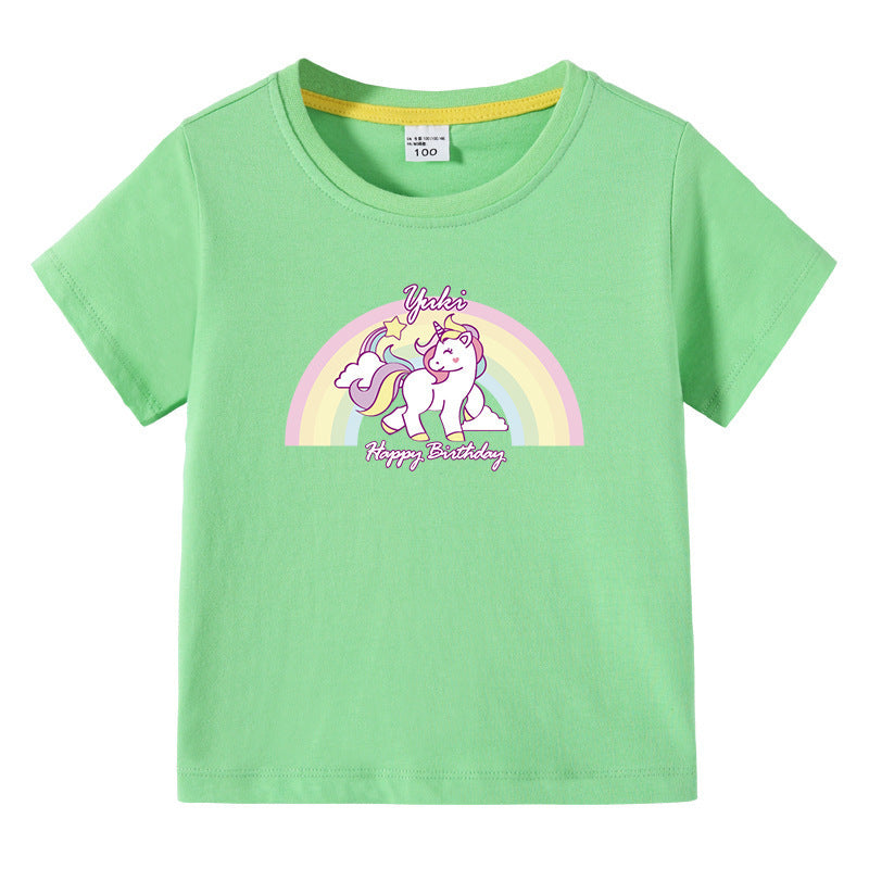 Kinder Sommer Kurzarm-T-Shirt