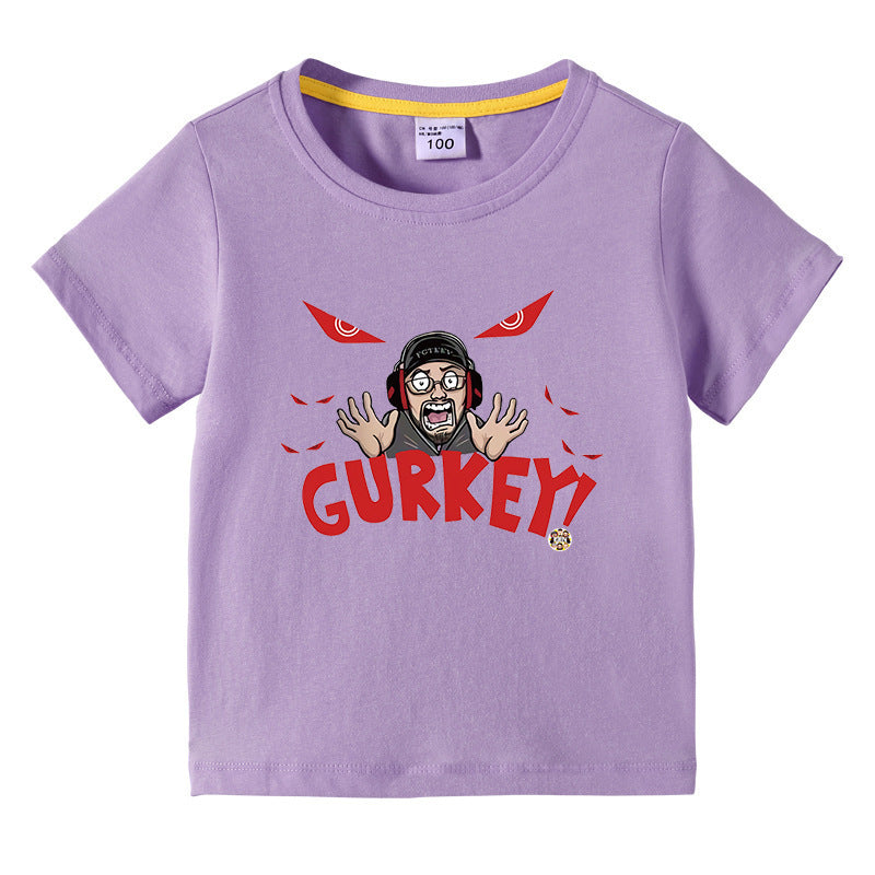 Kinder-Sommer-Kurzarm-T-Shirt