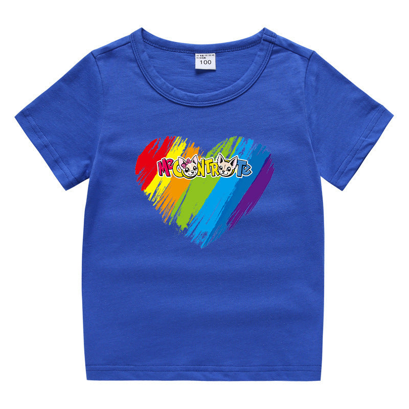 Sommerliches Kurzarm-T-Shirt für Kinder