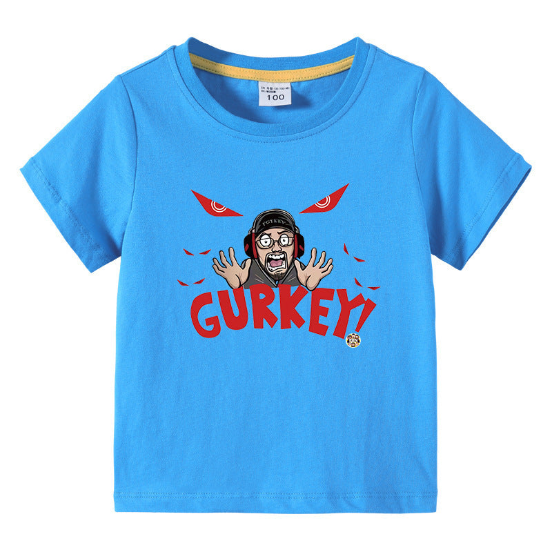 Kinder-Sommer-Kurzarm-T-Shirt