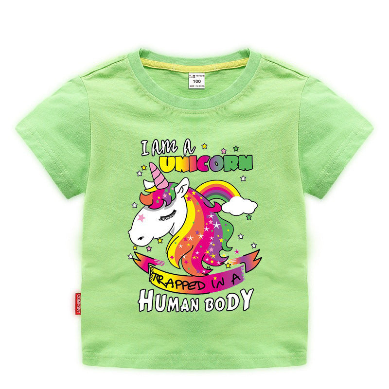 Kurzärmeliges Kinder-T-Shirt für den Sommer
