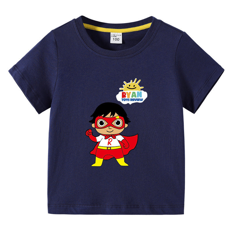 Children's summer clothing short sleeved T-shirt