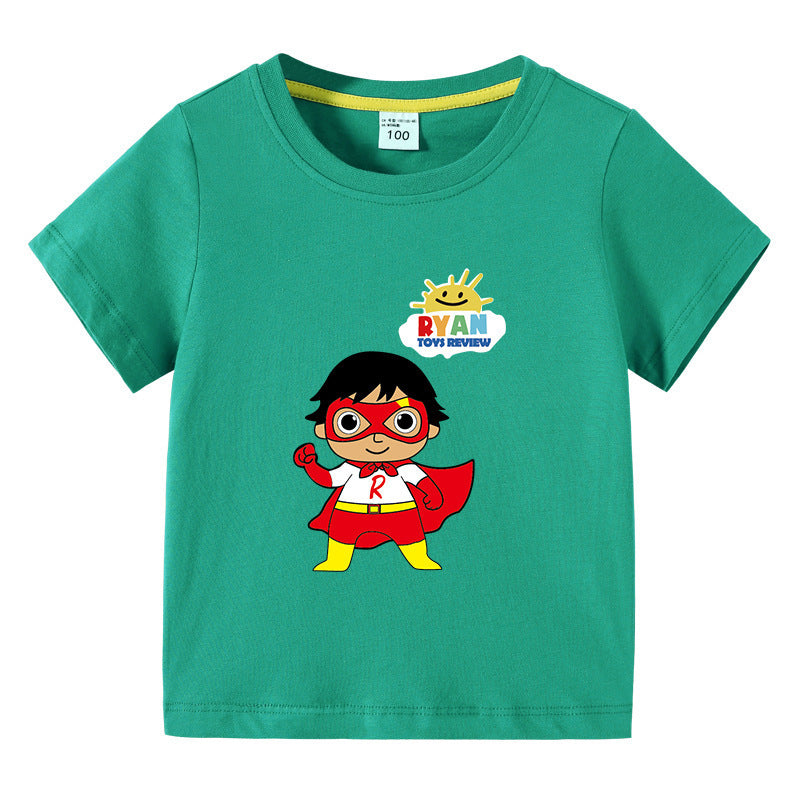 Children's summer clothing short sleeved T-shirt