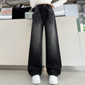 Girls' Straight Leg Wide Leg Jeans