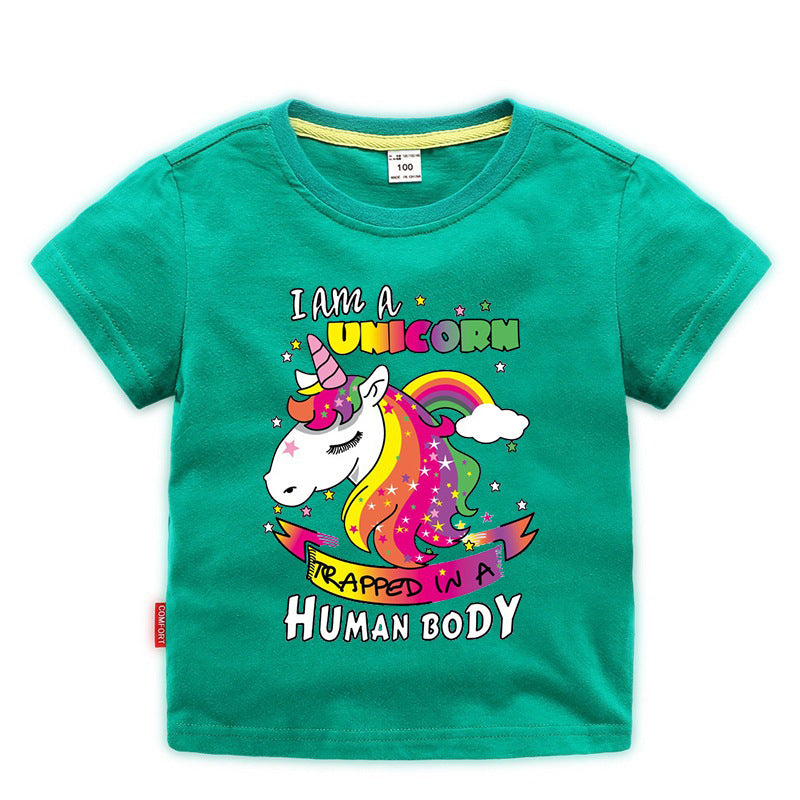 Kurzärmeliges Kinder-T-Shirt für den Sommer