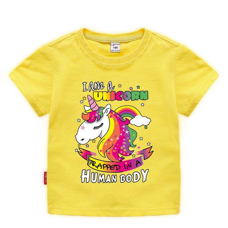 Kurzärmeliges Kinder-T-Shirt für den Sommer