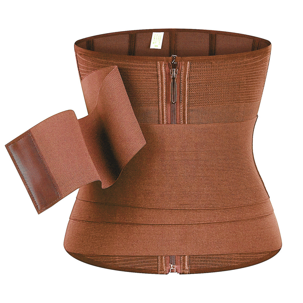Corset sculptant réglable avec fermeture éclair – Soutien abdominal