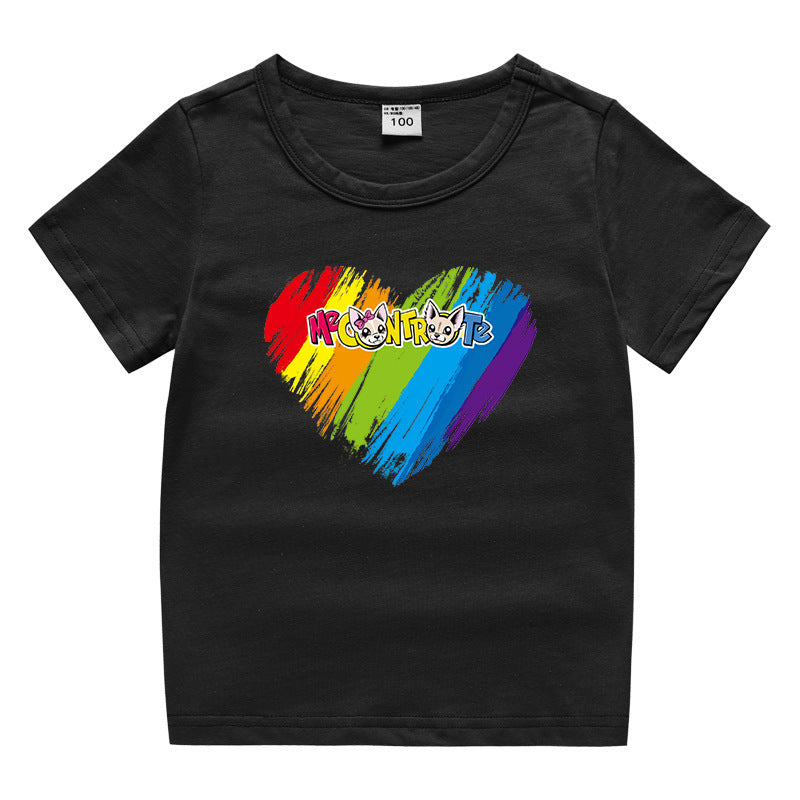 Sommerliches Kurzarm-T-Shirt für Kinder