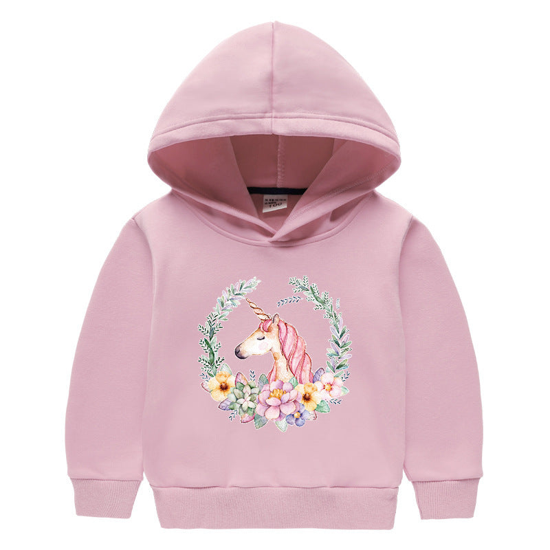 Kapuzenpullover mit Einhorn