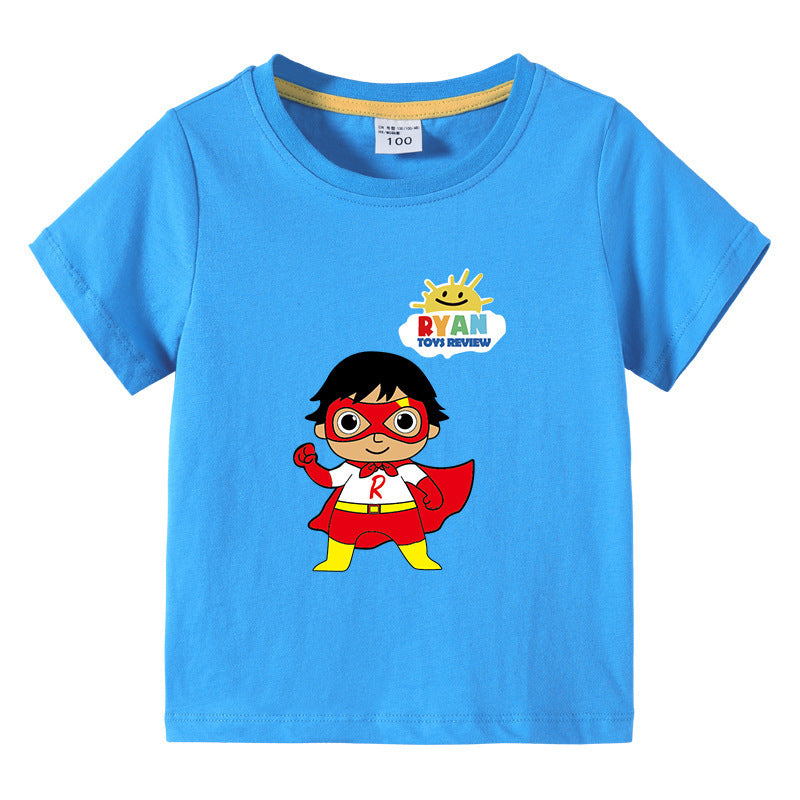 Children's summer clothing short sleeved T-shirt