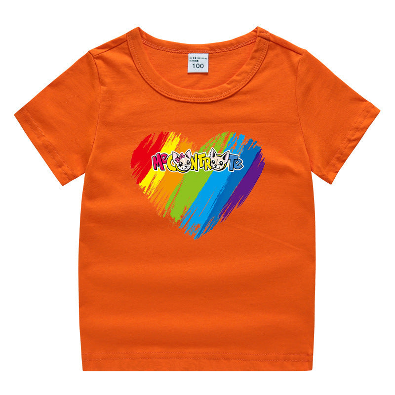 Sommerliches Kurzarm-T-Shirt für Kinder