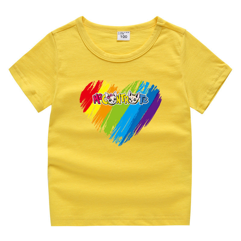 Sommerliches Kurzarm-T-Shirt für Kinder