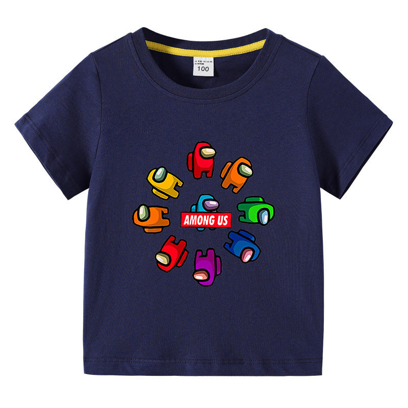 Kinder-Sommer-Kurzarm-T-Shirt