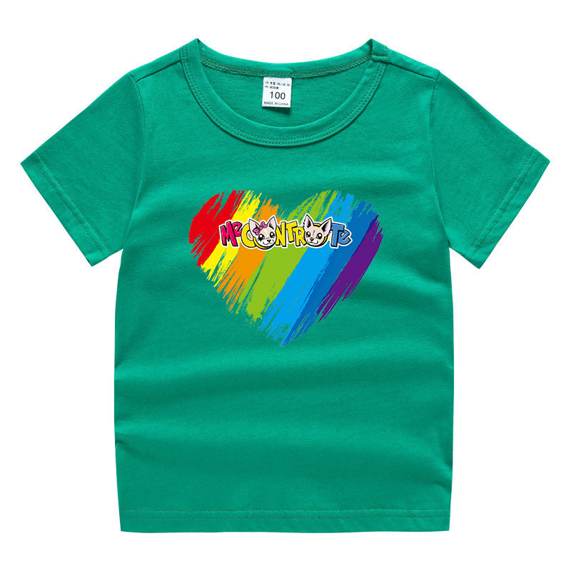 Sommerliches Kurzarm-T-Shirt für Kinder