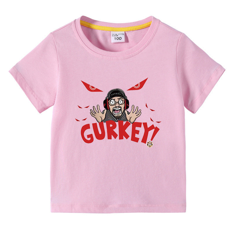 Kinder-Sommer-Kurzarm-T-Shirt