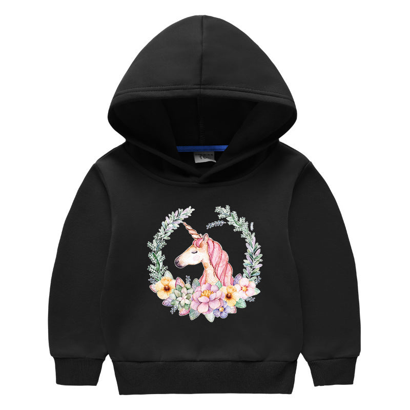 Kapuzenpullover mit Einhorn