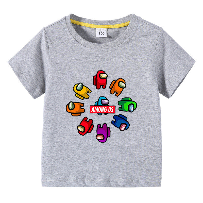 Kinder-Sommer-Kurzarm-T-Shirt