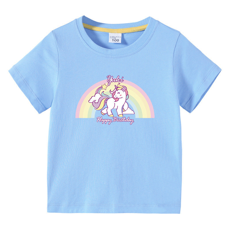 Kinder Sommer Kurzarm-T-Shirt