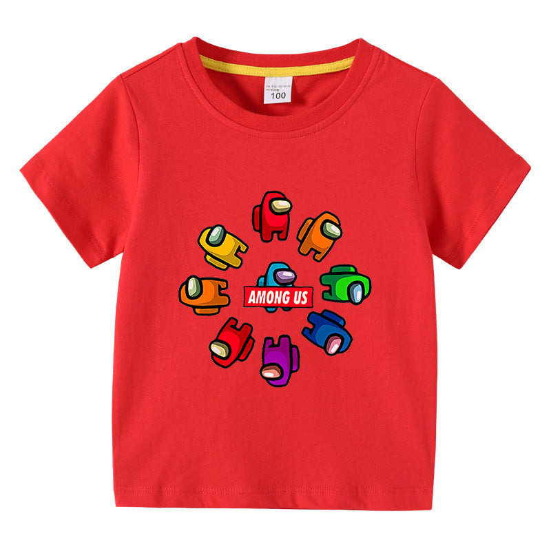 Kinder-Sommer-Kurzarm-T-Shirt