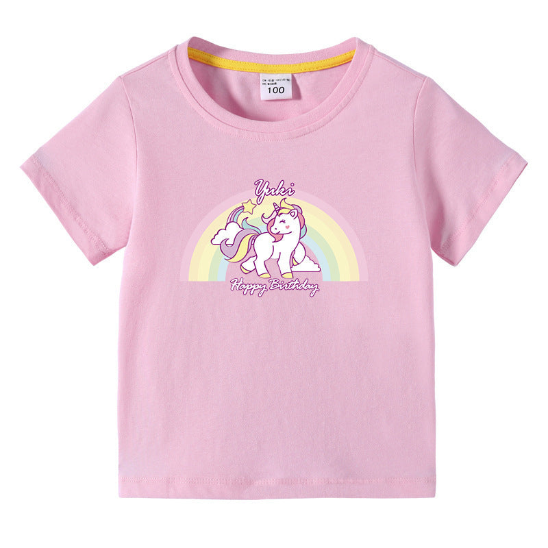 Kinder Sommer Kurzarm-T-Shirt