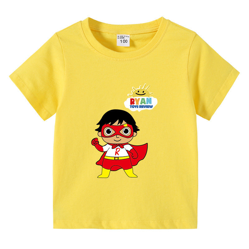 Children's summer clothing short sleeved T-shirt