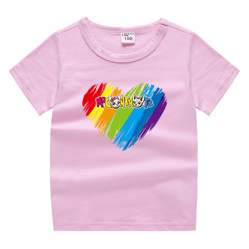 Sommerliches Kurzarm-T-Shirt für Kinder
