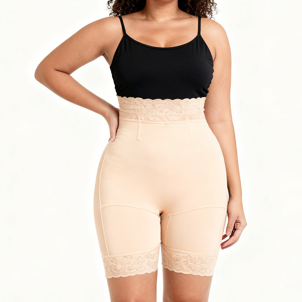 Mittelhohe Taille, Po-straffend, taillenbetonend, Bauchhose, figurformend, eng anliegend, Po-hebend, dreieckige Formunterwäsche für Damen