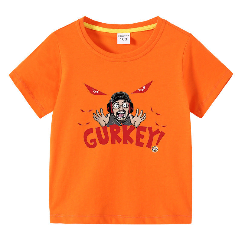 Kinder-Sommer-Kurzarm-T-Shirt