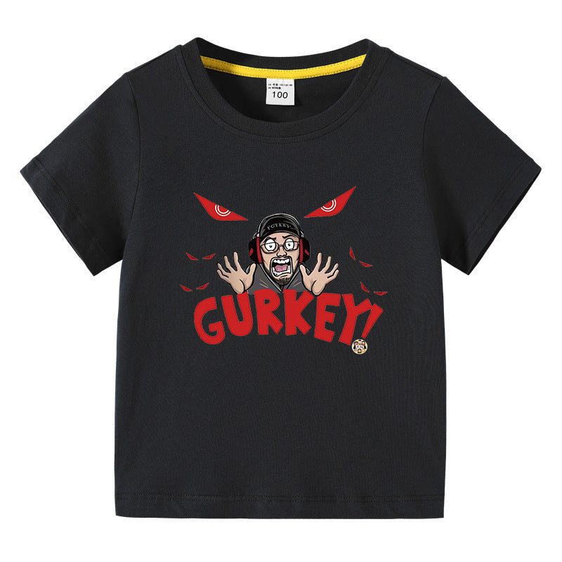 Kinder-Sommer-Kurzarm-T-Shirt