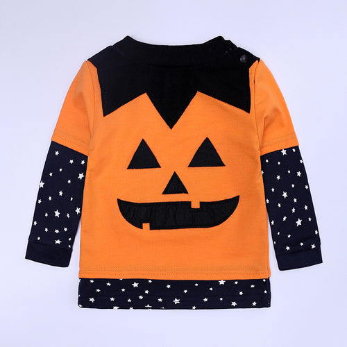 Baby Halloween Kürbis Kostüm Neu Herbst Langarm Kinder Sterne Zauberhut Halloween Set