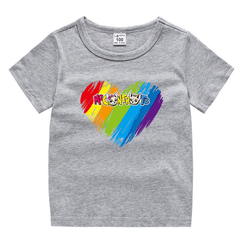 Sommerliches Kurzarm-T-Shirt für Kinder