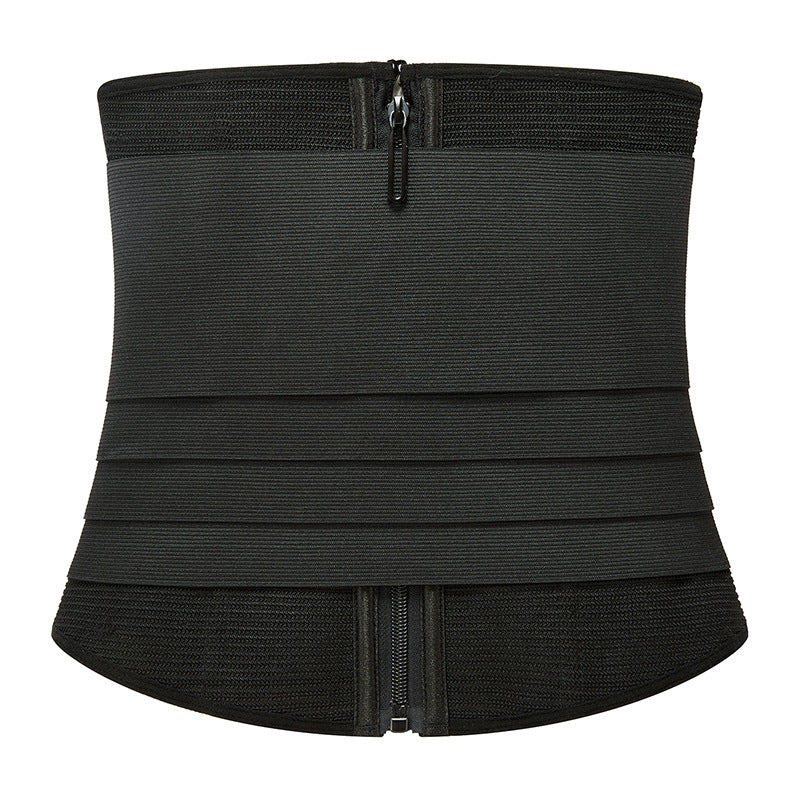 Corset sculptant réglable avec fermeture éclair – Soutien abdominal