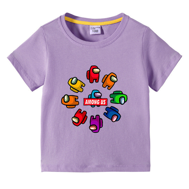 Kinder-Sommer-Kurzarm-T-Shirt