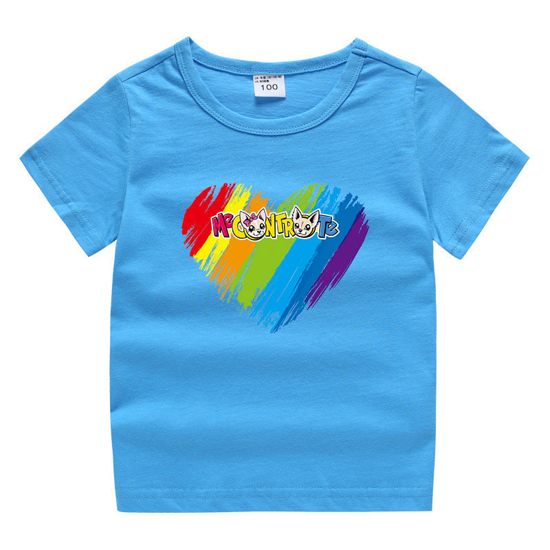 Sommerliches Kurzarm-T-Shirt für Kinder