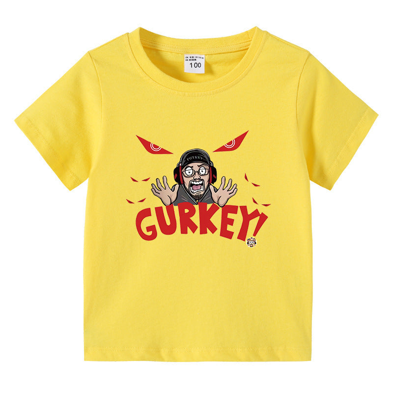 Kinder-Sommer-Kurzarm-T-Shirt