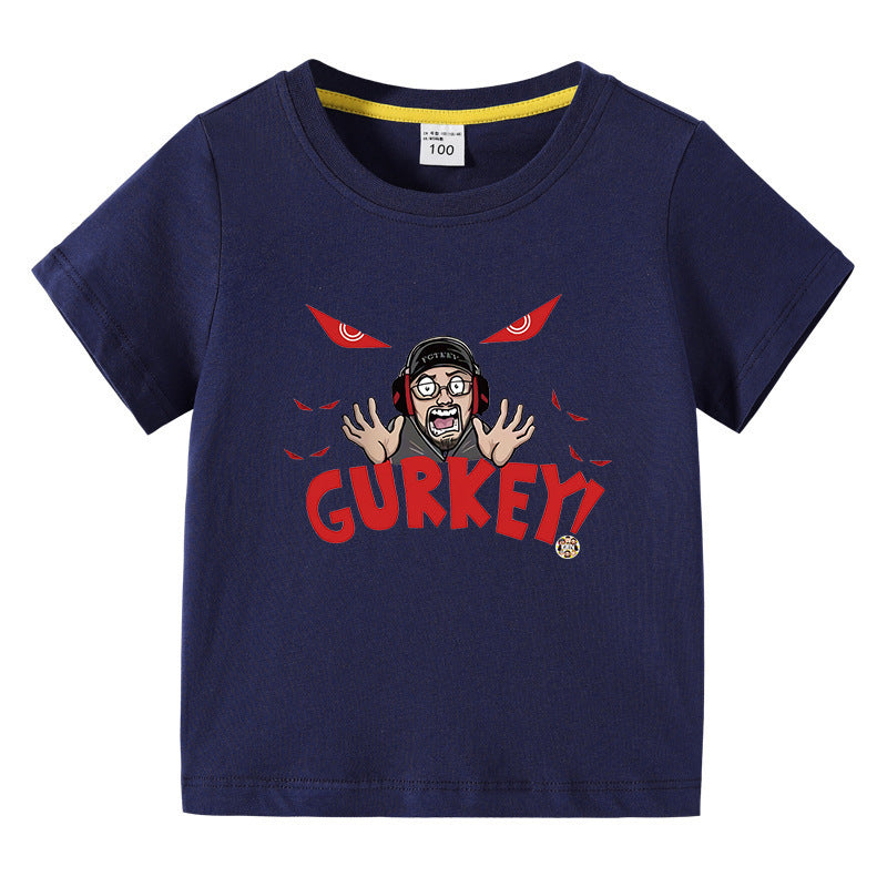 Kinder-Sommer-Kurzarm-T-Shirt