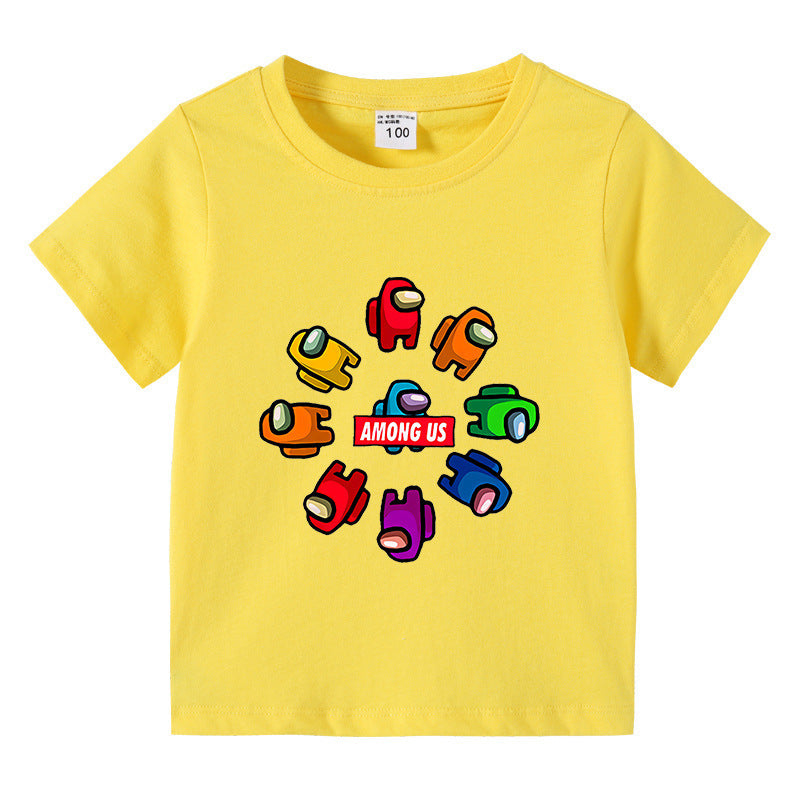 Kinder-Sommer-Kurzarm-T-Shirt