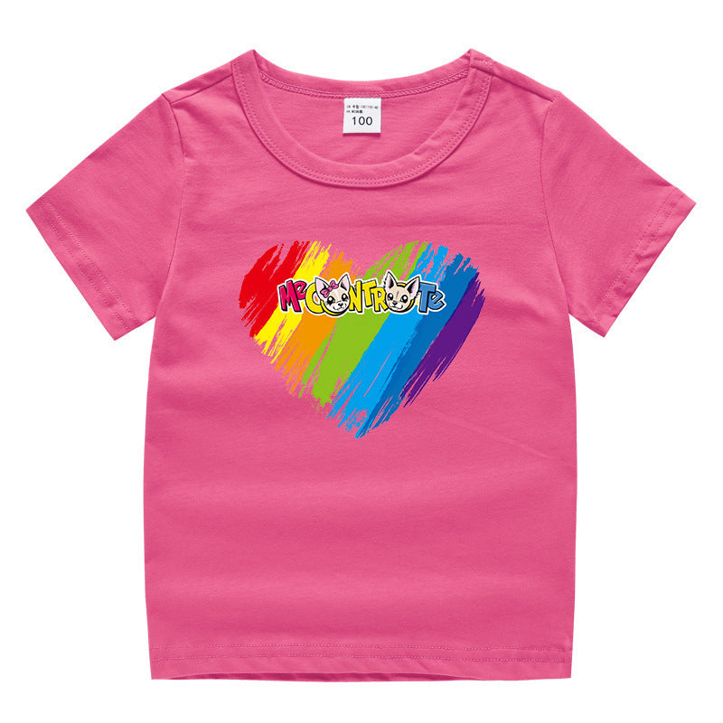 Sommerliches Kurzarm-T-Shirt für Kinder