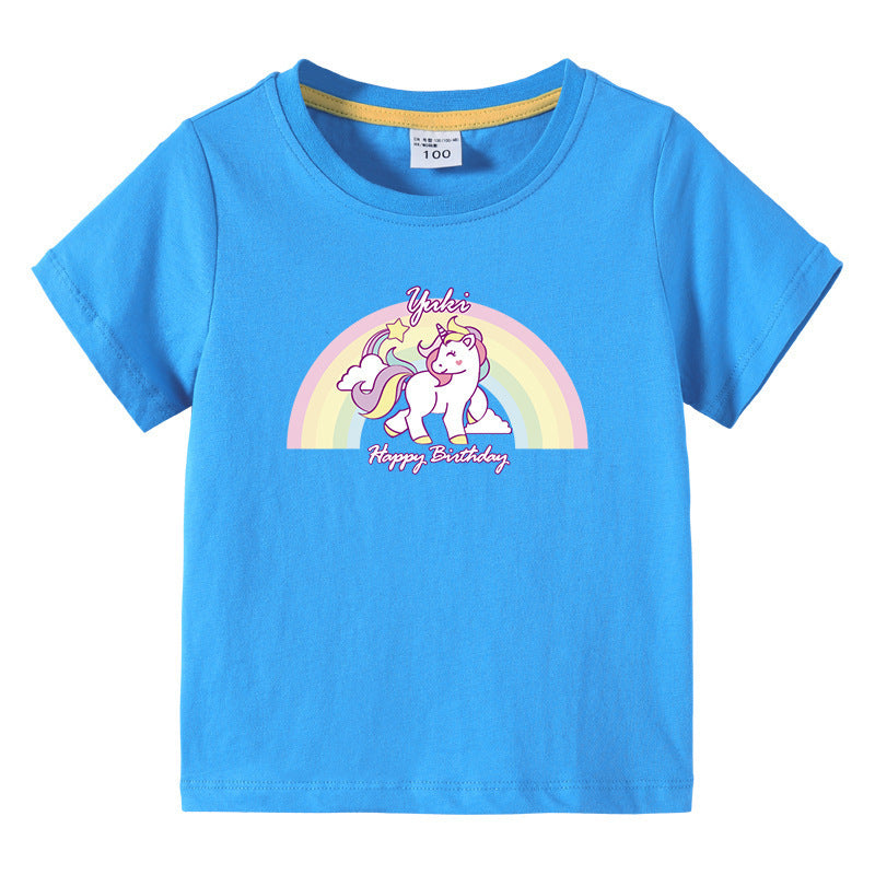 Kinder Sommer Kurzarm-T-Shirt