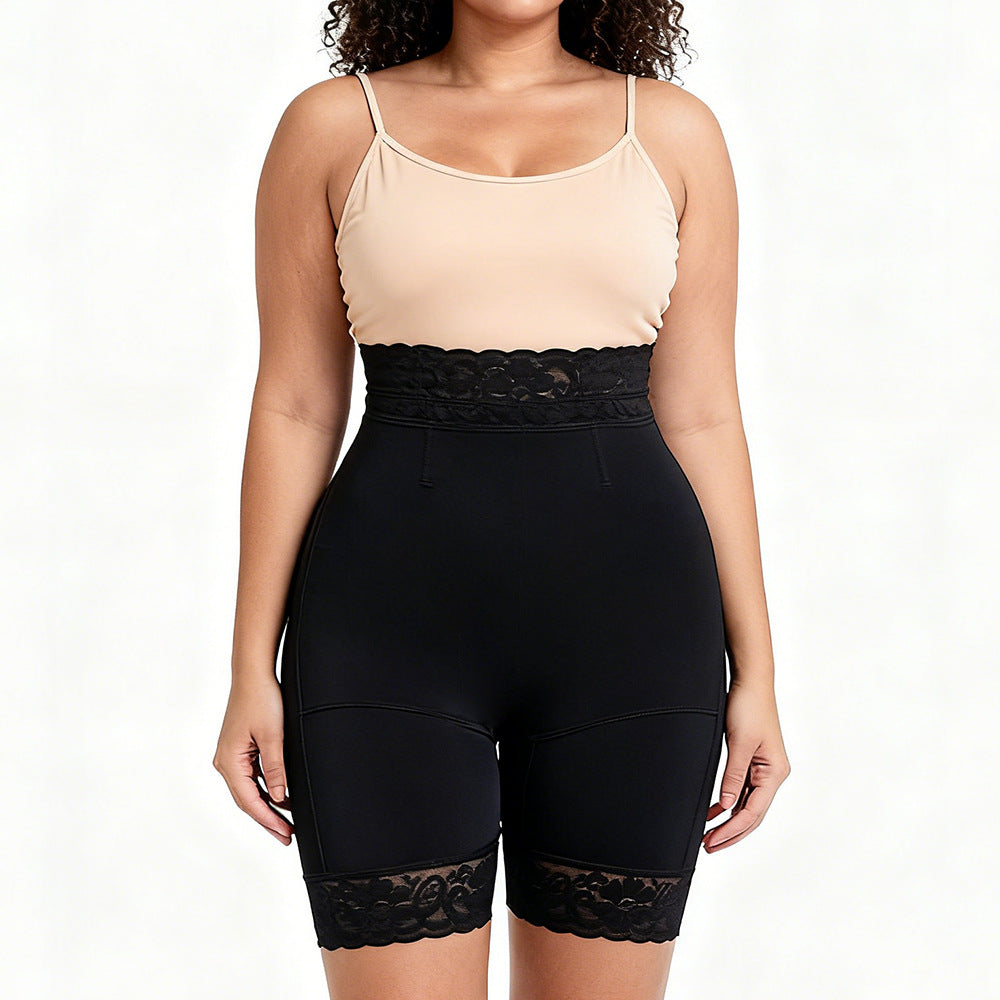 Mittelhohe Taille, Po-straffend, taillenbetonend, Bauchhose, figurformend, eng anliegend, Po-hebend, dreieckige Formunterwäsche für Damen
