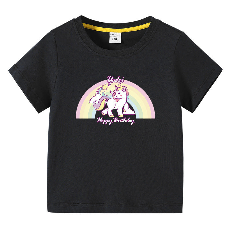 Kinder Sommer Kurzarm-T-Shirt