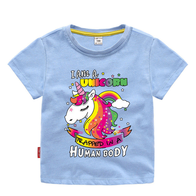 Kurzärmeliges Kinder-T-Shirt für den Sommer