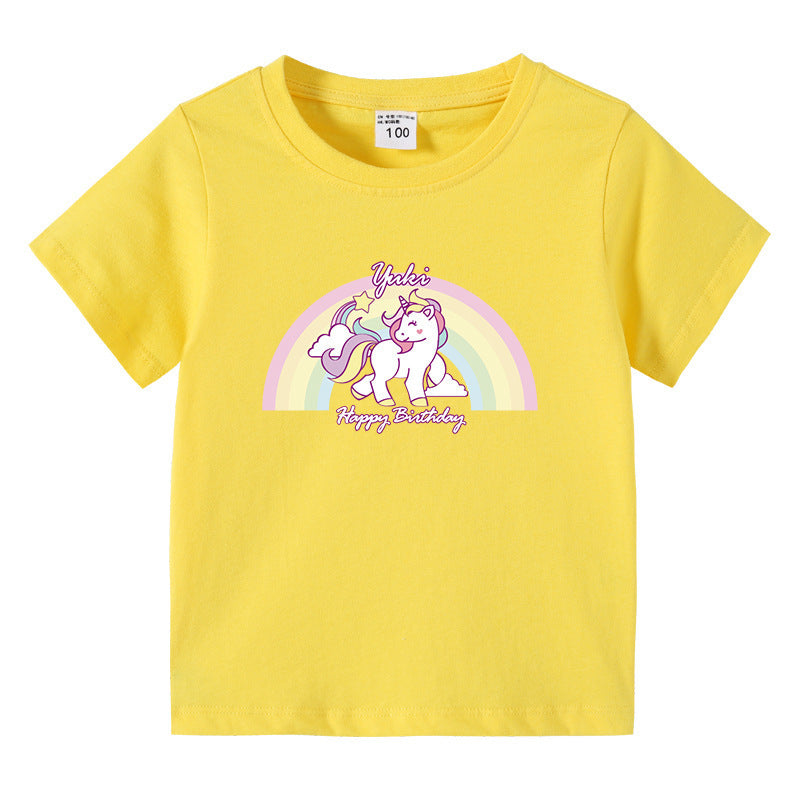Kinder Sommer Kurzarm-T-Shirt