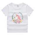 Children's summer short sleeved T-shirt