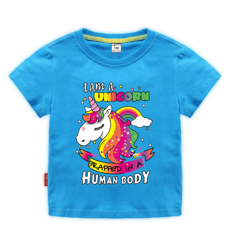 Kurzärmeliges Kinder-T-Shirt für den Sommer