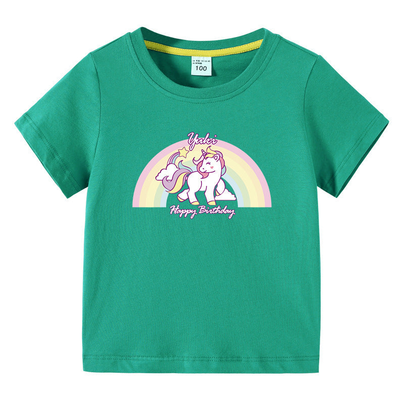 Kinder Sommer Kurzarm-T-Shirt