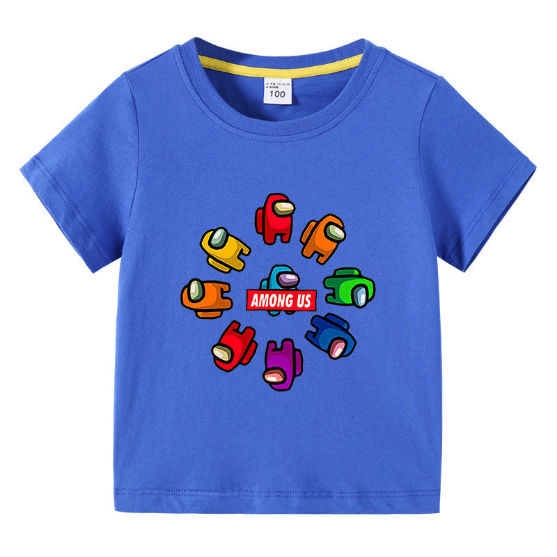 Kinder-Sommer-Kurzarm-T-Shirt