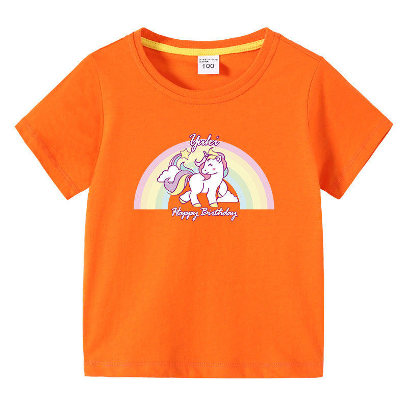 Kinder Sommer Kurzarm-T-Shirt