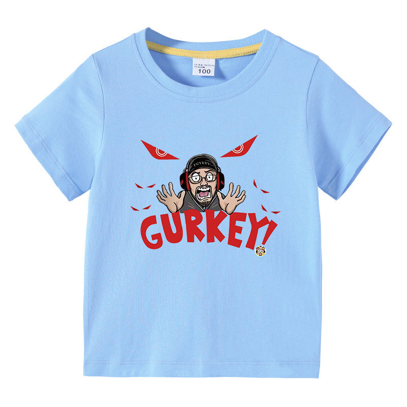 Kinder-Sommer-Kurzarm-T-Shirt