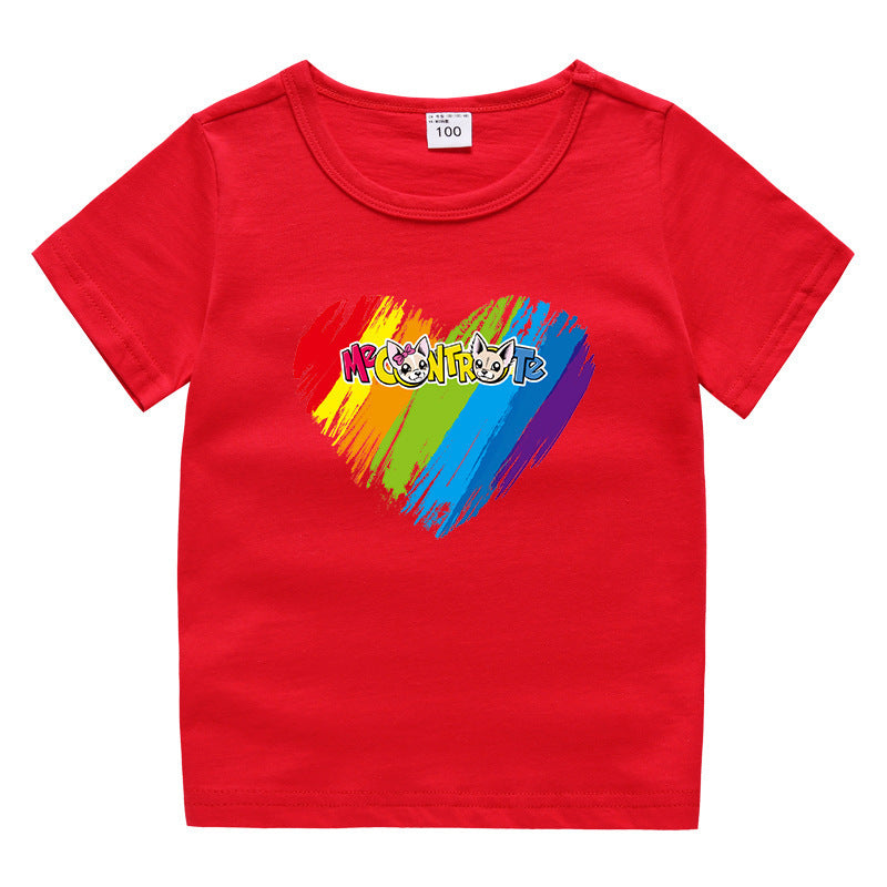Sommerliches Kurzarm-T-Shirt für Kinder